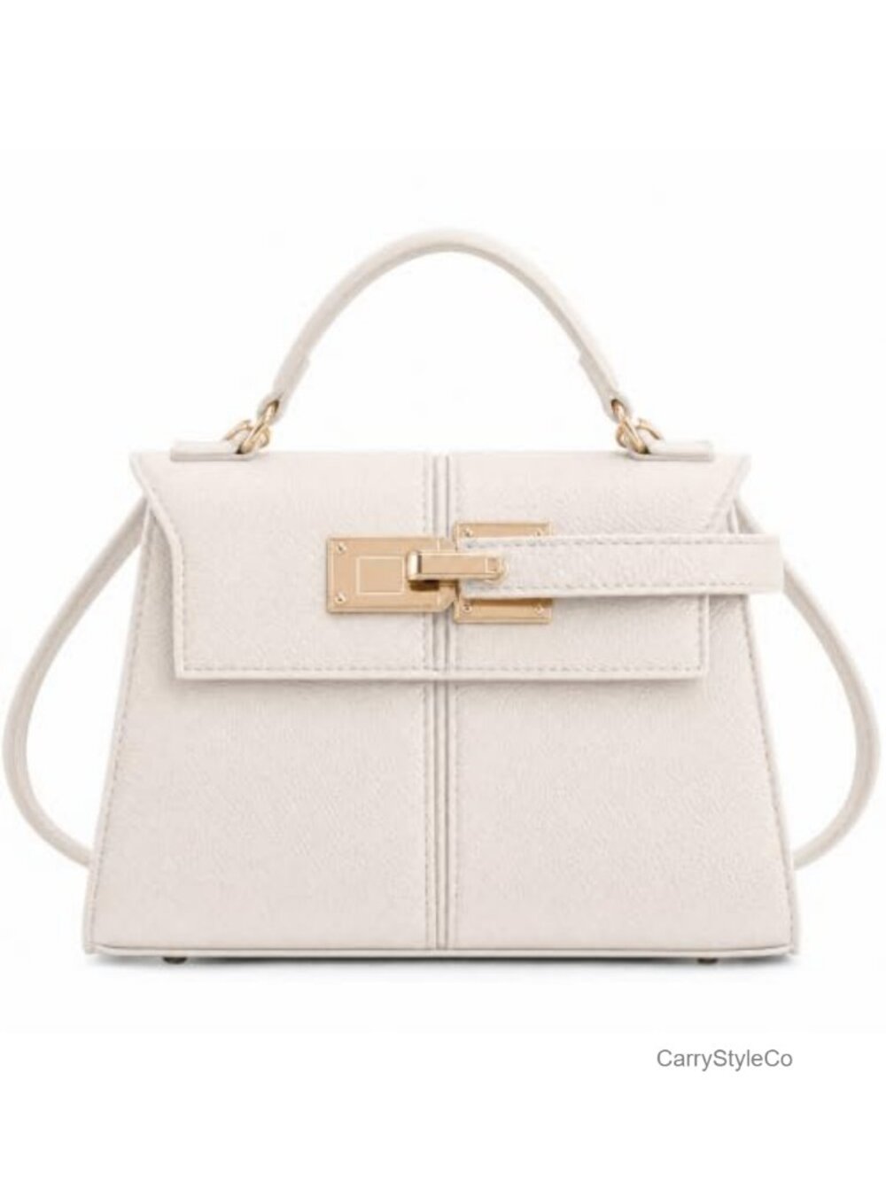 Small Vegan Leather Top Handle Satchel Crossbody Bag Purse